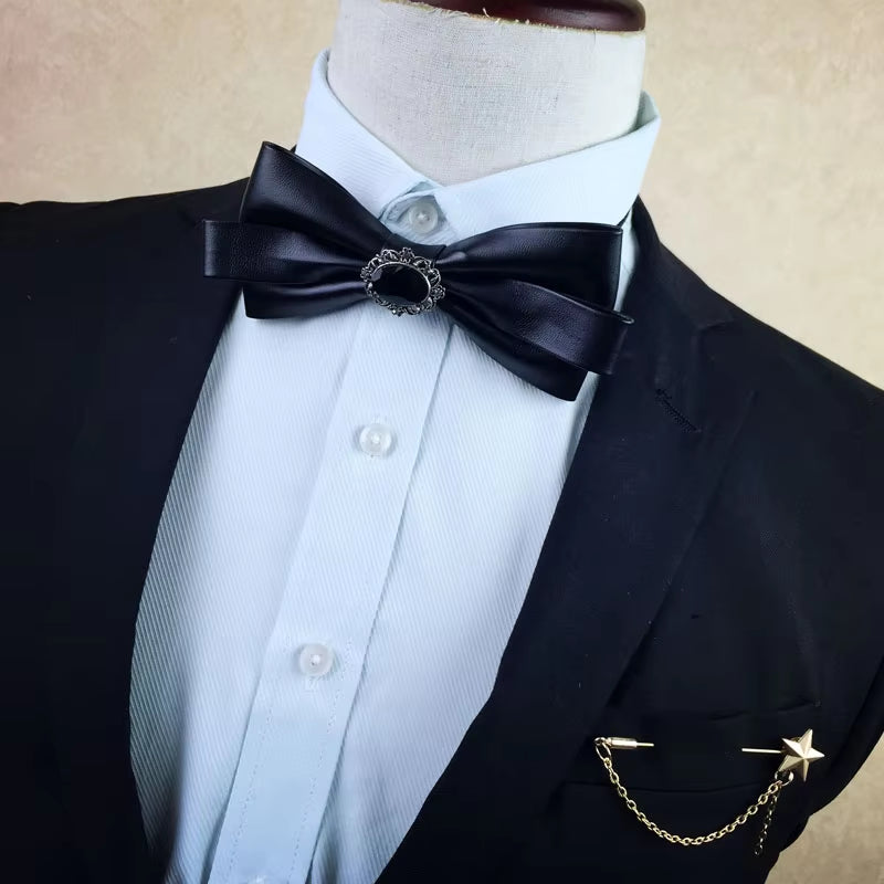 Men'S Necktie for Men 2024 Vintage Bowtie Pajaritas Diamond Wedding Ties Men Accessories Necktie Butterfly Cravate Pour Homme