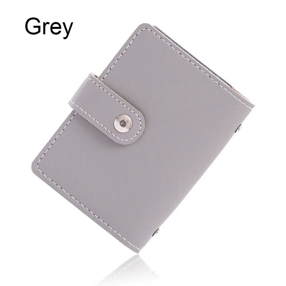 26 Card Slots RFID Blocking PU Leather Women Credit Card Wallet Fashion Cute Cards Holder Wallet for Cards Cardholder