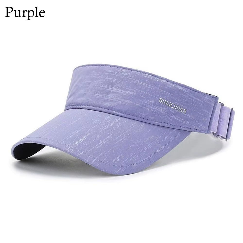 Summer Breathable Air Sun Hats Men Women Adjustable Visor UV Protection Top Empty Solid Sports Tennis Running Sunscreen Cap Hat