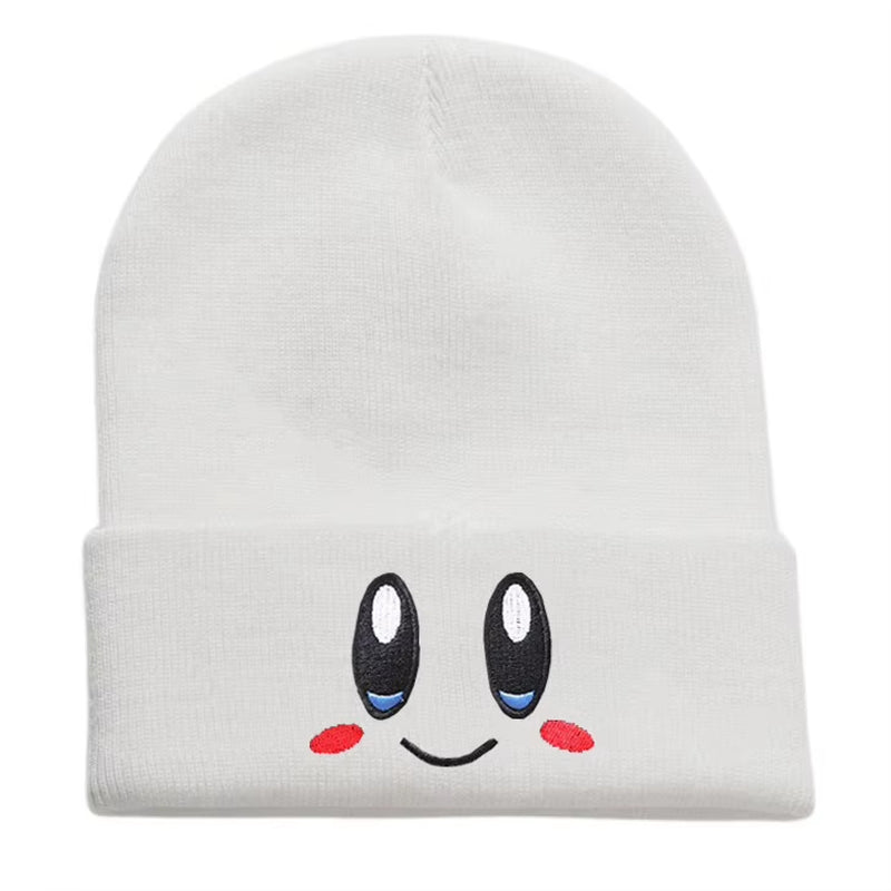 12 Colors Cartoon Embroidered Beanies Knitted Skullies Autumn Winter Warm Wool Hat Gengar Women Men Beanies