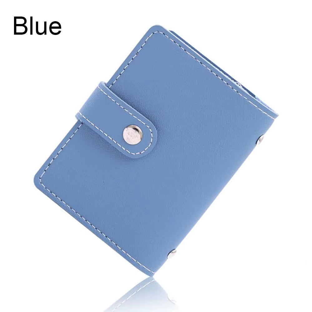 26 Card Slots RFID Blocking PU Leather Women Credit Card Wallet Fashion Cute Cards Holder Wallet for Cards Cardholder