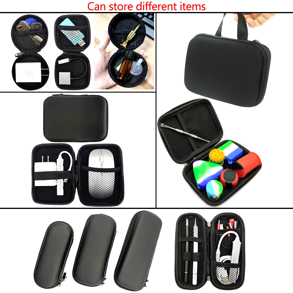 Earphone Data Storage Bag Oval Square Rectangle Cable Organizer Bags Mini Zipper Pouch Tech Gadgets Portable Charger U Disk Case