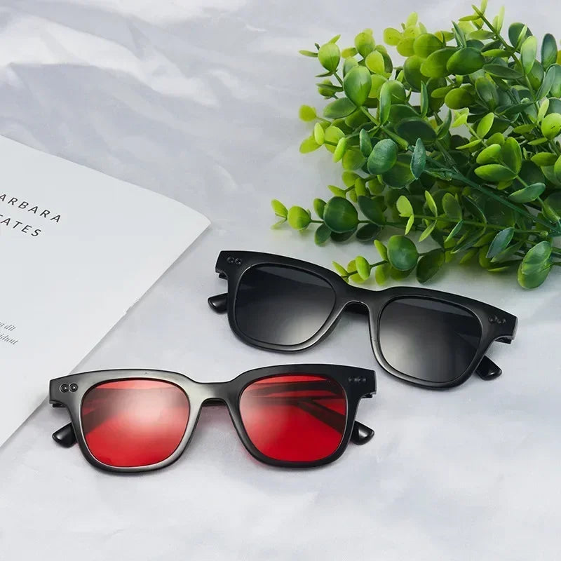 Fashion Retro Sunglasses Korean Version of Small Frame UV Protective Sunglasses Men'S and Women'S Glasses