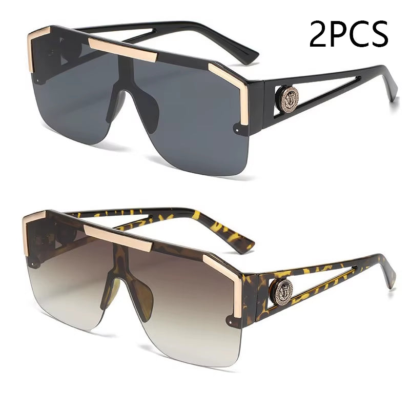 Men and Women Oversized Square Fashion Sunglasses Sports Driving Glasses Gradient Colored Sunglasses Uv400 2023