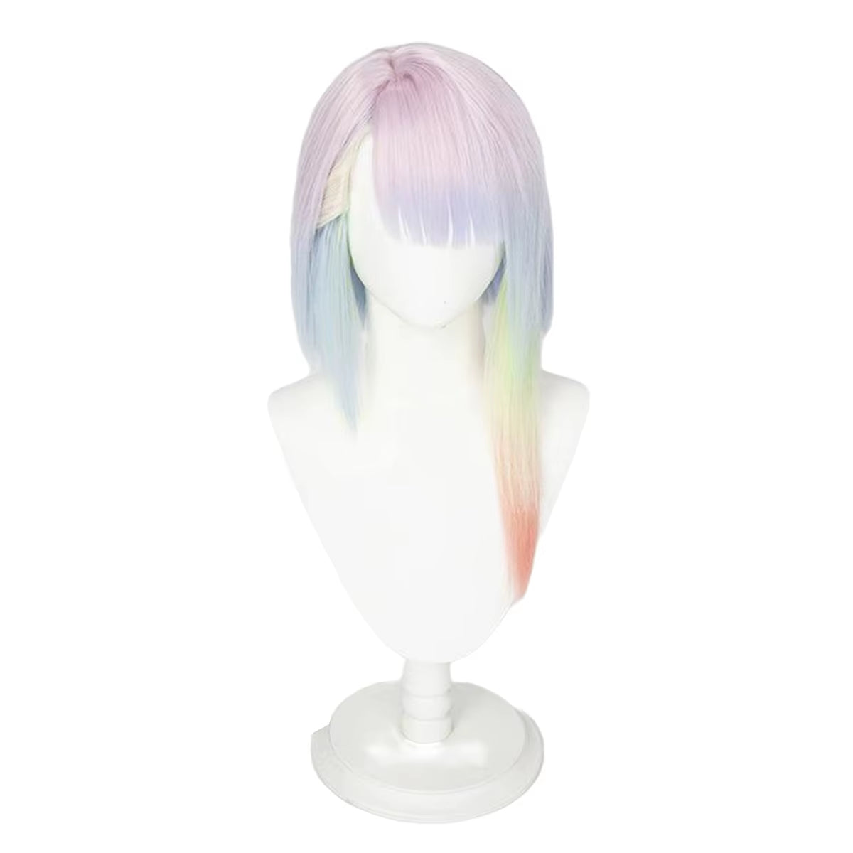 Game Anime Lucy Cosplay Wig Lucyna Kushinada Multicolor Hair Halloween Christmas Gift New