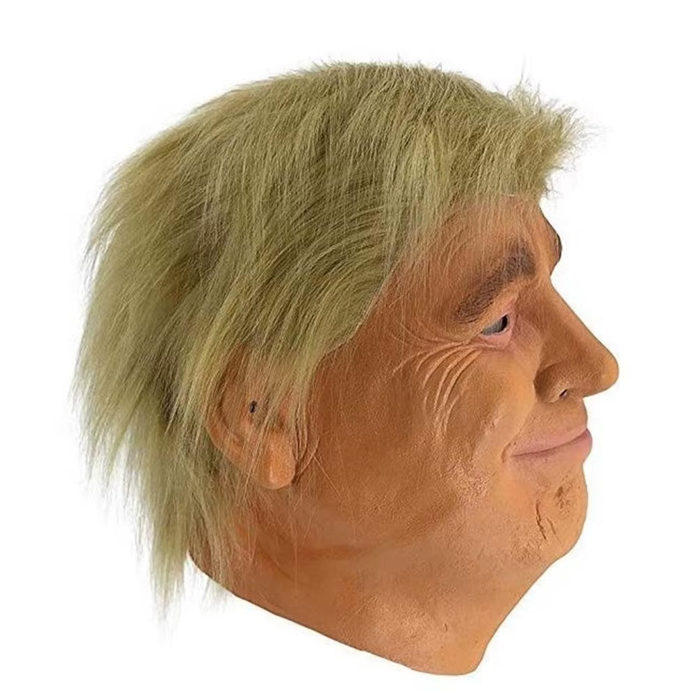 Trump Latex Full Head Face Human Mask for Mask Festival Halloween Easter Costume Party Donald Trump Presidential Cosplay Fans