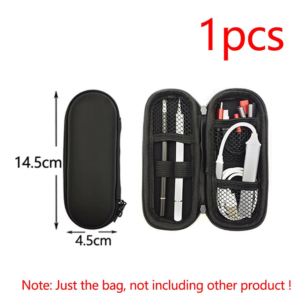 Earphone Data Storage Bag Oval Square Rectangle Cable Organizer Bags Mini Zipper Pouch Tech Gadgets Portable Charger U Disk Case